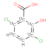CAS: 1173019-34-5 | BISC1014 | 3,6-Dichloro-2-hydroxybenzoic-[13C6] Acid