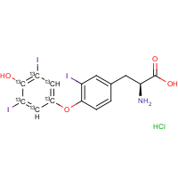 CAS: 1217676-14-6 | BISC1049 | Reverse Triiodothyronine-[diiodophenyl-ring-13C6] hydrochloride (Reverse T3)