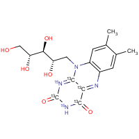 CAS: 1217461-14-7 | BISC1050 | Riboflavin-[13C4,15N2] (Vitamin B2)