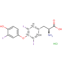 CAS:55-06-1 | BISC1055 | Triiodothyronine-[13C6] hydrochloride (L-Liothyronine; T3)