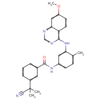 CAS:942507-42-8 | BISN0220 | 3-(2-Cyanopropan-2-yl)-N-(3-((7-methoxyquinazolin-4-yl)amino)-4-methylphenyl)benzamide