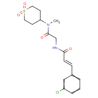 CAS: 1550008-55-3 | BISN0225 | (E)-3-(3-chlorophenyl)-N-(2-((1,1-dioxidotetrahydro-2H-thiopyran-4-yl)(methyl)amino)-2-oxoethyl)acry