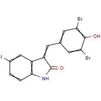 CAS:220904-83-6 | BISN0227 | 3-(3,5-Dibromo-4-hydroxybenzylidene)-5-iodoindolin-2-one