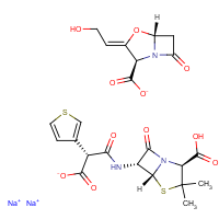 CAS:116876-37-0 | BIT0152 | Ticarcillin disodium salt/Potassium clavulanate mixture (15:1)