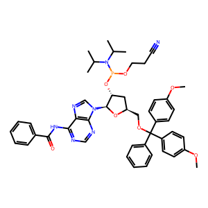 CAS: 207347-42-0 | BUP05350 | N6-Bz-5'-O-DMTr-3'-deoxyadenosine-2'-O-CED-phosphoramidite