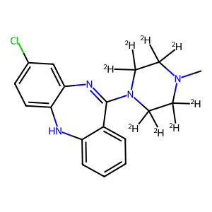CAS: 1185053-50-2 | DE2201 | Clozapine-d8