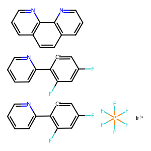 CAS: 1426548-03-9 | IN11575 | Iridium-Bis[3,5-Difluoro-2-(2-Pyridinyl-Κn)Phenyl-Κc](1,10-Phenanthroline-Κn1,Κn10)-(Oc-6-13)-Hexafluorophosphate