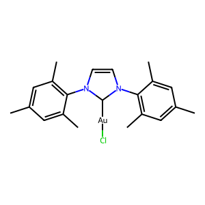 CAS: 852445-81-9 | IN12446 | [1,3-bis(2,4,6-trimethylphenyl)2H-imidazol-2-ylidene]gold(I)Chloro