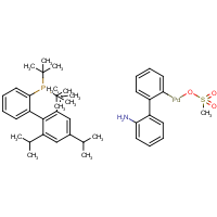 CAS:1447963-75-8 | IN2811 | [(2-Di-tert-butylphosphino-2',4',6'-triisopropyl-1,1'-biphenyl)-2-(2'-amino-1,1'-biphenyl)] palladium(II) methanesulphonate