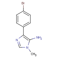 CAS:1250086-85-1 | OR015027 | 4-(4-Bromophenyl)-1-methyl-1H-imidazol-5-amine