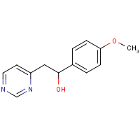 CAS:185848-10-6 | OR0152 | 1-(4-Methoxyphenyl)-2-(pyrimidin-4-yl) ethanol