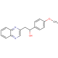 CAS: 849021-36-9 | OR0154 | 1-(4-Methoxyphenyl)-2-(quinoxalin-2-yl) ethanol