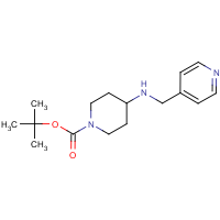 CAS:206274-24-0 | OR01645 | 4-[(Pyridin-4-yl)methylamino]piperidine, N1-BOC protected