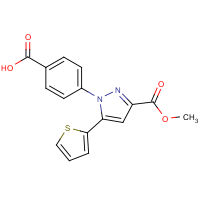 CAS:957320-47-7 | OR01692 | 4-[3-(Methoxycarbonyl)-5-(thien-2-yl)-1H-pyrazol-1-yl]benzoic acid