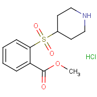 CAS: 849035-95-6 | OR0173 | Methyl 2-(piperidin-4-ylsulphonyl)benzoate hydrochloride