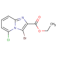 CAS:1000018-03-0 | OR01981 | Ethyl 3-bromo-5-chloroimidazo[1,2-a]pyridine-2-carboxylate