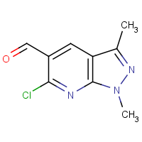 CAS:898911-34-7 | OR01992 | 6-Chloro-1,3-dimethyl-1H-pyrazolo[3,4-b]pyridine-5-carboxaldehyde