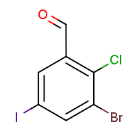 CAS:2091701-10-7 | OR019973 | 3-bromo-2-chloro-5-iodobenzaldehyde