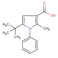 CAS: 306936-16-3 | OR0206 | 5-tert-Butyl-2-methyl-1-phenylpyrrole-3-carboxylic acid