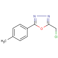 CAS:287197-95-9 | OR0257 | 2-Chloromethyl-5-(4-methylphenyl)-1,3,4-oxadiazole
