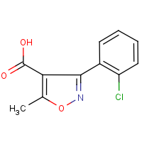 CAS: 23598-72-3 | OR0284 | 3-(2-Chlorophenyl)-5-methylisoxazole-4-carboxylic acid