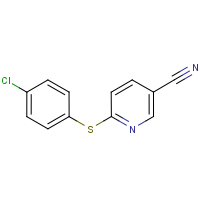 CAS:259683-22-2 | OR0293 | 2-(4-Chlorophenylthio)pyridine-5-carbonitrile