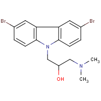 CAS:253449-04-6 | OR0332 | 1-(3,6-Dibromo-9H-carbazol-9-yl)-3-(dimethylamino)propan-2-ol