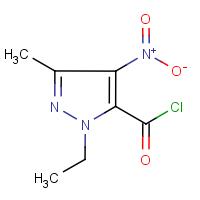 CAS: 50920-66-6 | OR0471 | 1-Ethyl-3-methyl-4-nitro-1H-pyrazole-5-carbonyl chloride 95+%