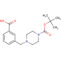 CAS:500013-38-7 | OR0508 | 3-{[4-(tert-Butoxycarbonyl)piperazin-1-yl]methyl}benzoic acid