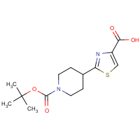 CAS:668484-45-5 | OR0511 | 2-[1-(tert-Butoxycarbonyl)piperidin-4-yl]-1,3-thiazole-4-carboxylic acid