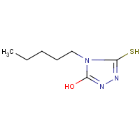 CAS:117987-05-0 | OR0536 | 5-Hydroxy-4-pentyl-1,2,4-triazole-3-thiol