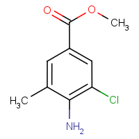 CAS: 202146-16-5 | OR0597 | Methyl 4-amino-3-chloro-5-methylbenzoate