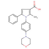 CAS:306936-22-1 | OR0633 | 2-Methyl-1-(4-morpholinophenyl)-5-phenylpyrrole-3-carboxylic acid