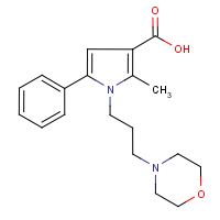 CAS:306936-20-9 | OR0634 | 2-Methyl-1-[3-(morpholin-4-yl)prop-1-yl]-5-phenyl-1H-pyrrole-3-carboxylic acid