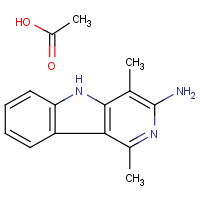 CAS: 68808-54-8 | OR0750T | 3-Amino-1,4-dimethyl-5H-pyrido[4,3-b]indole acetate