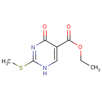 CAS:53554-29-3 | OR0875 | Ethyl 1,4-dihydro-2-(methylthio)-4-oxopyrimidine-5-carboxylate