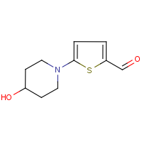 CAS: 207290-72-0 | OR0900 | 5-(4-Hydroxypiperidin-1-yl)thiophene-2-carboxaldehyde