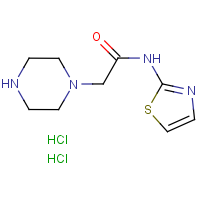 CAS: 84587-70-2 | OR0943 | 2-(Piperazin-1-yl)acetic acid N-(2-thiazolyl)amide dihydrochloride