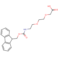 CAS:166108-71-0 | OR0969 | {2[2-(Fmoc-amino)ethoxy]ethoxy}acetic acid
