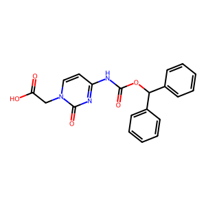 CAS: 186046-78-6 | OR1001115 | 2-(4-(((Benzhydryloxy)carbonyl)amino)-2-oxopyrimidin-1(2H)-yl)acetic acid
