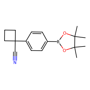 CAS: 1245831-55-3 | OR1002182 | 1-(4-(4,4,5,5-Tetramethyl-1,3,2-dioxaborolan-2-yl)phenyl)cyclobutanecarbonitrile