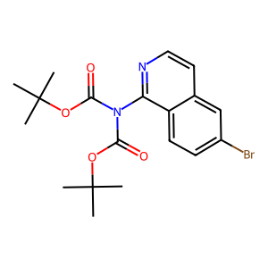 CAS: 911305-48-1 | OR1004707 | Imidodicarbonic acid,2-(6-bromo-1-isoquinolinyl)-,1,3-bis(1,1-dimethylethyl) ester