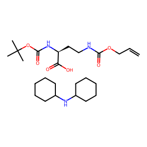 CAS: 327156-92-3 | OR1005347 | Dicyclohexylamine (S)-4-(((allyloxy)carbonyl)amino)-2-((tert-butoxycarbonyl)amino)butanoate