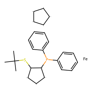 CAS: 503859-61-8 | OR1007903 | (1S)-1-[(1,1-Dimethylethyl)Thio]-2-(Diphenylphosphino)Ferrocene