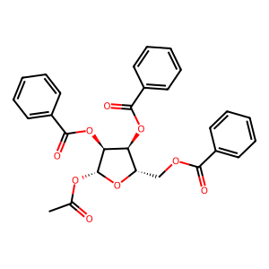 CAS: 3080-30-6 | OR1007990 | (2R,3S,4S,5S)-2-Acetoxy-5-((Benzoyloxy)Methyl)Tetrahydrofuran-3,4-Diyl Dibenzoate