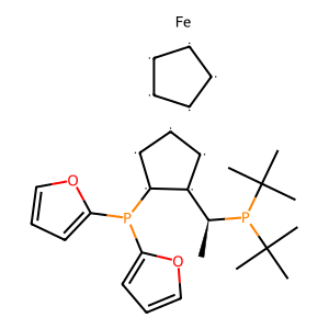 CAS: 849924-42-1 | OR1008004 | (2S)-1-[(1S)-1-[Bis(1,1-DimEthylEthyl)Phosphino]Ethyl]-2-(di-2-furanylPhosphino)Ferrocene