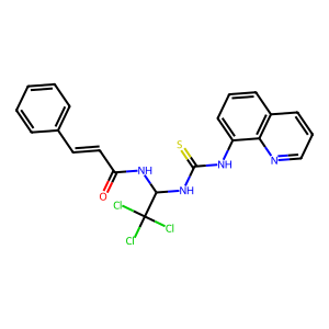 CAS: 405060-95-9 | OR1008366 | (E)-N-(2,2,2-Trichloro-1-(3-(Quinolin-8-yl)Thioureido)Ethyl)Cinnamamide