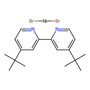 CAS: 1894189-67-3 | OR1008824 | (Sp-4-2)-[4,4'-Bis(1,1-Dimethylethyl)-2,2'-Bipyridine-Kn1,Kn1']Dibromo-Nickel