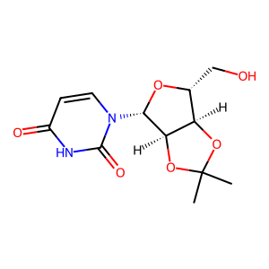 CAS: 362-43-6 | OR1008884 | 1-((3AR,4R,6R,6aR)-6-(Hydroxymethyl)-2,2-Dimethyltetrahydrofuro[3,4-d][1,3]Dioxol-4-yl)Pyrimidine-2,4(1H,3H)-Dione