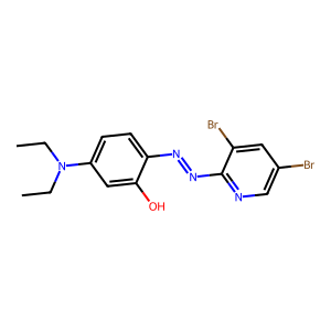 CAS: 14337-54-3 | OR1009613 | 2-((3,5-Dibromopyridin-2-yl)Diazenyl)-5-(Diethylamino)Phenol